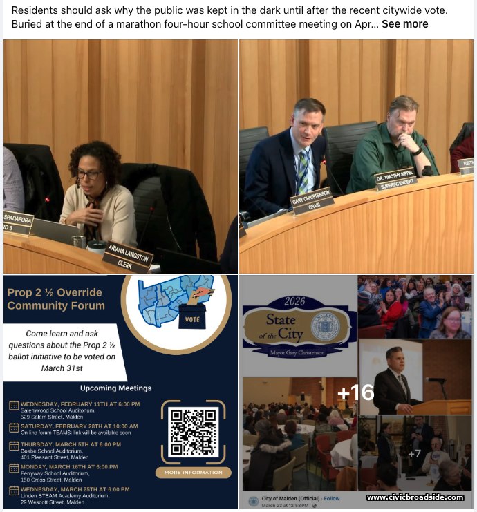 School Committee leadership was not briefed on the spending