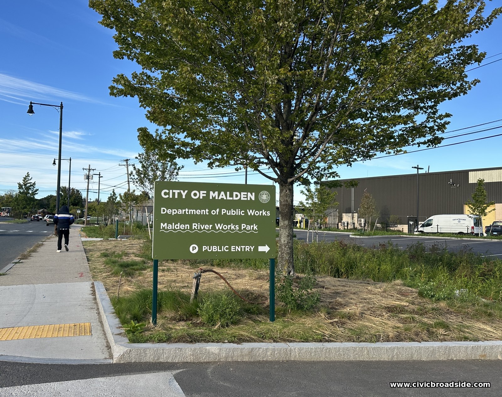 The Malden River Works Park site