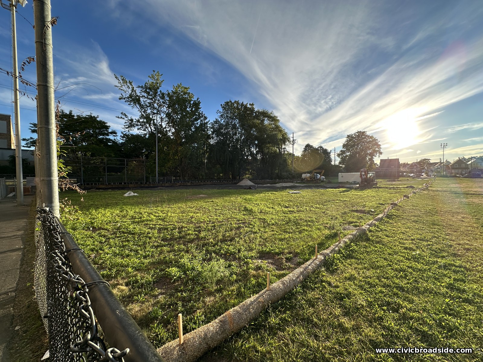 Roosevelt Park, facing west